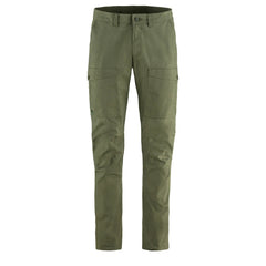 Fjallraven Abisko Hybrid Trail Trousers Regular Laurel Green - Parasol Store