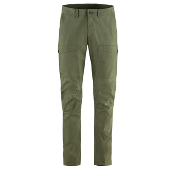 Fjallraven Abisko Hybrid Trail Trousers Regular Laurel Green - Parasol Store