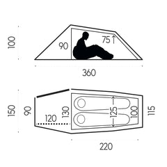 Fjallraven Abisko Lite 2 Tent Sand