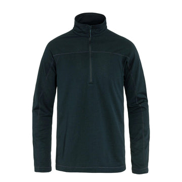 Fjallraven Abisko Lite Fleece Half Zip Dark Navy - Parasol Store