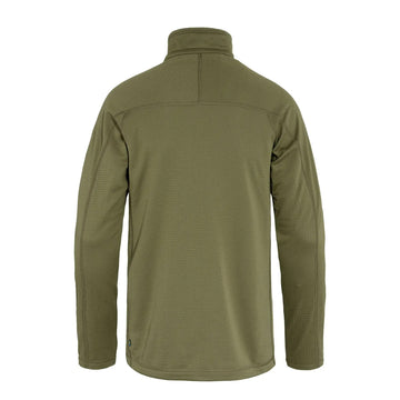 Fjallraven Abisko Lite Fleece Half Zip Green - Parasol Store
