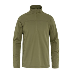 Fjallraven Abisko Lite Fleece Half Zip Green - Parasol Store