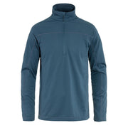 Fjallraven Abisko Lite Fleece Half Zip Indigo Blue - Parasol Store