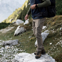 Fjallraven Abisko Trail Stretch Trousers Regular Dark Navy - Parasol Store