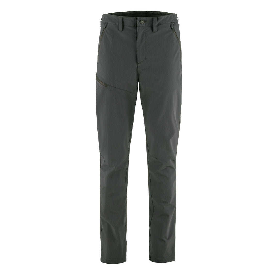 Fjallraven Abisko Trail Stretch Trousers Regular Dark Grey - Parasol Store