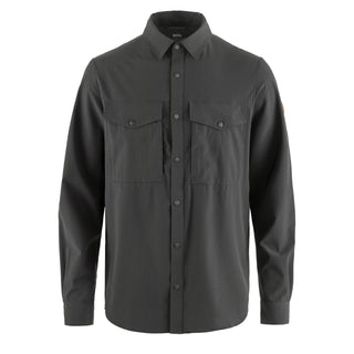 Fjallraven Abisko Trekking Shirt Dark Grey - Parasol Store