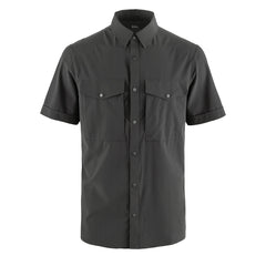 Fjallraven Abisko Trekking Shirt SS Dark Grey - Parasol Store