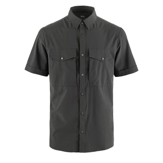 Fjallraven Abisko Trekking Shirt SS Dark Grey - Parasol Store