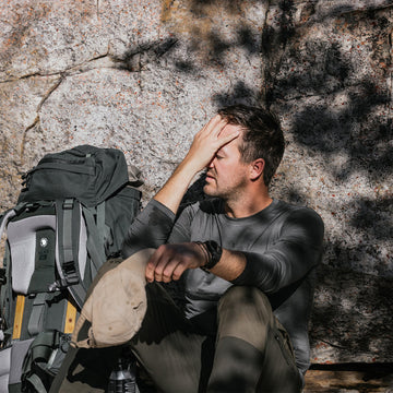 Fjallraven Abisko Wool LS T-Shirt Basalt - Parasol Store