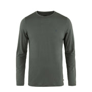 Fjallraven Abisko Wool LS T-Shirt Basalt - Parasol Store