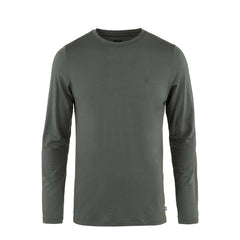 Fjallraven Abisko Wool LS T-Shirt Basalt - Parasol Store