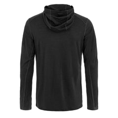 Fjallraven Abisko Wool Sun-hoodie Black - Parasol Store