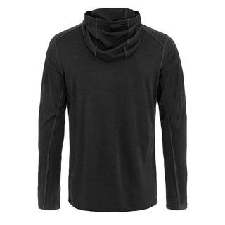 Fjallraven Abisko Wool Sun-hoodie Black - Parasol Store