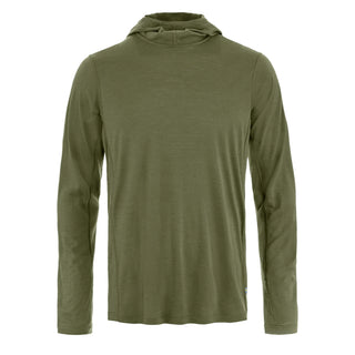 Fjallraven Abisko Wool Sun-hoodie Laurel Green - Parasol Store