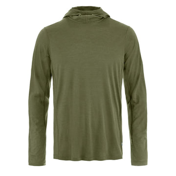 Fjallraven Abisko Wool Sun-hoodie Laurel Green - Parasol Store