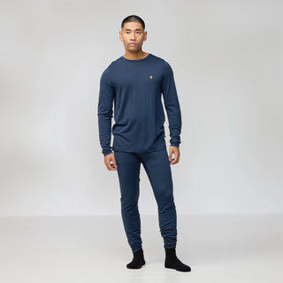Fjallraven Bergtagen Merino 190 LS Mountain Blue - Parasol Store