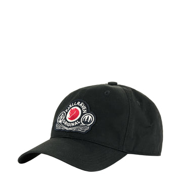 Fjallraven Classic Badge Cap Black - Parasol Store