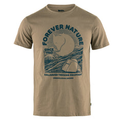 Fjallraven Equipment T-shirt Suede Brown - Parasol Store