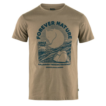 Fjallraven Equipment T-shirt Suede Brown - Parasol Store