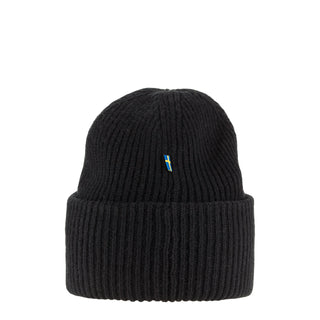Fjallraven  Heavy Beanie Black - Parasol Store