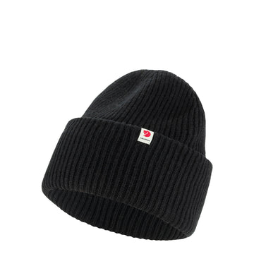Fjallraven  Heavy Beanie Black - Parasol Store