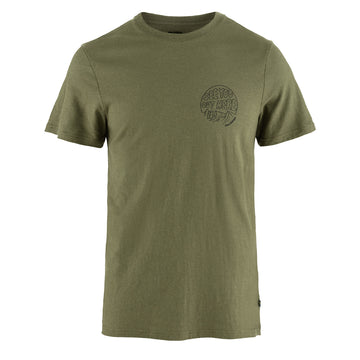 Fjallraven Hemp Blend Out Here T-shirt Green - Parasol Store