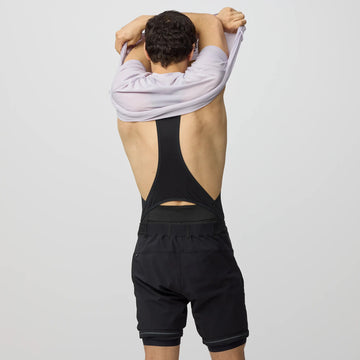 Fjallraven Hoja Bib Shorts Classic Black