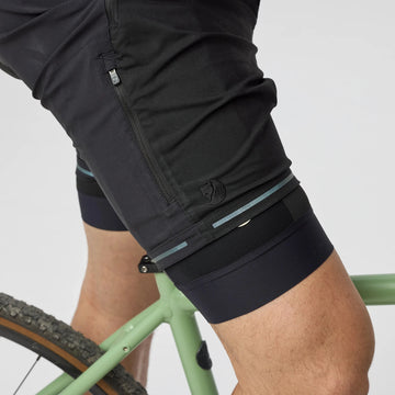 Fjallraven Hoja Bib Shorts Classic Black