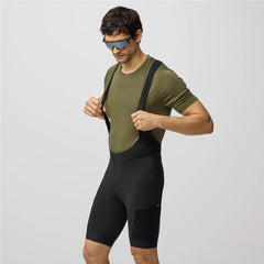 Fjallraven Hoja Bib Shorts Classic Black