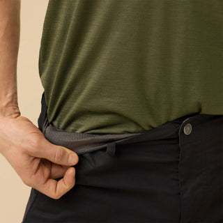 Fjallraven Hoja Hybrid Trousers Black - Parasol Store