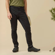 Fjallraven Hoja Hybrid Trousers Black - Parasol Store