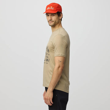 Fjallraven Hoja Lugnt Wool T-shirt Classic Fossil