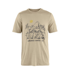 Fjallraven Hoja Lugnt Wool T-shirt Classic Fossil