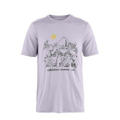Fjallraven Hoja Lugnt Wool T-shirt Classic Lavender Mist