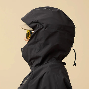 Fjallraven Hoja Rain Poncho Black - Parasol Store