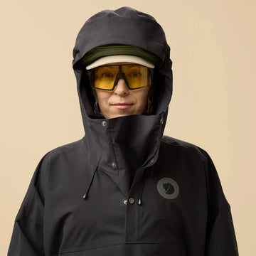 Fjallraven Hoja Rain Poncho Black - Parasol Store