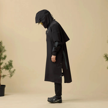 Fjallraven Hoja Rain Poncho Black - Parasol Store