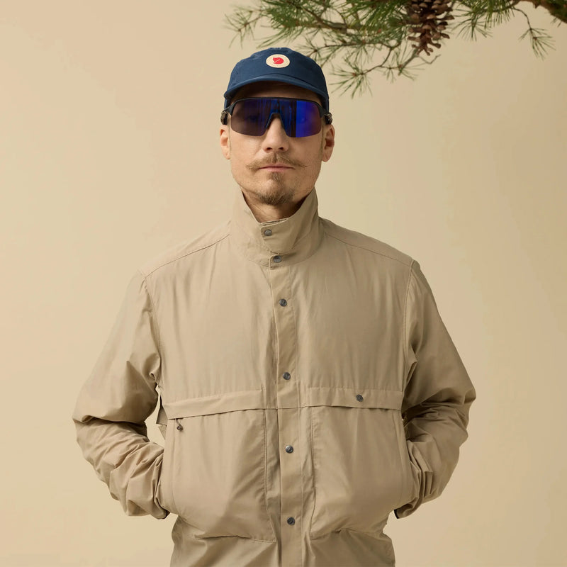 Fjallraven Hoja Rider's Wind Jacket Fossil