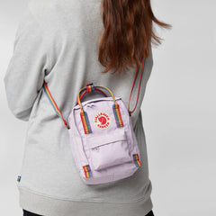 Fjallraven Kanken Rainbow Sling Chalk Rose / Rainbow - Parasol Store