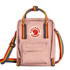 Fjallraven Kanken Rainbow Sling Chalk Rose / Rainbow - Parasol Store