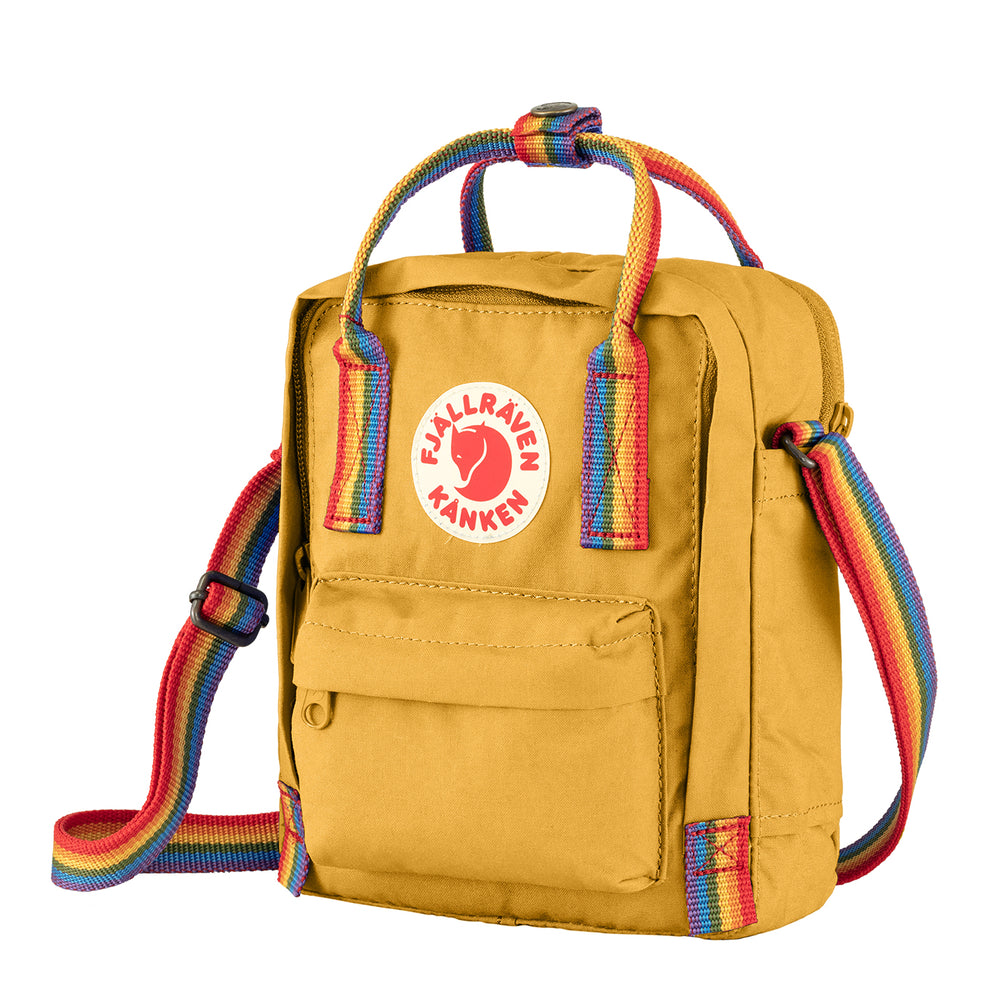 Fjallraven Kanken Rainbow Sling Ochre / Rainbow - Parasol Store