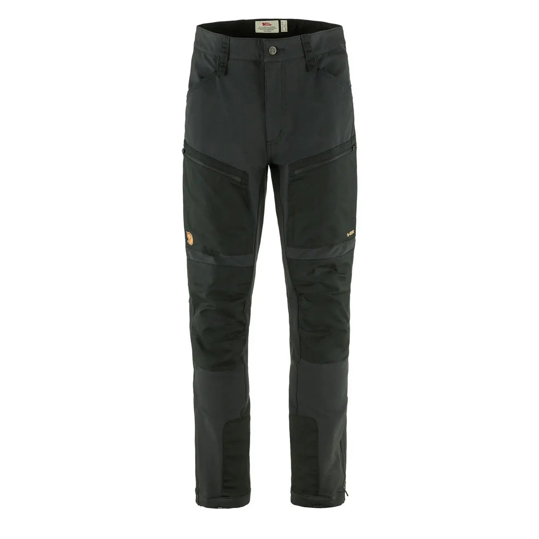 Fjallraven Keb Agile Winter Trousers Reg Leg Black / Black - Parasol Store
