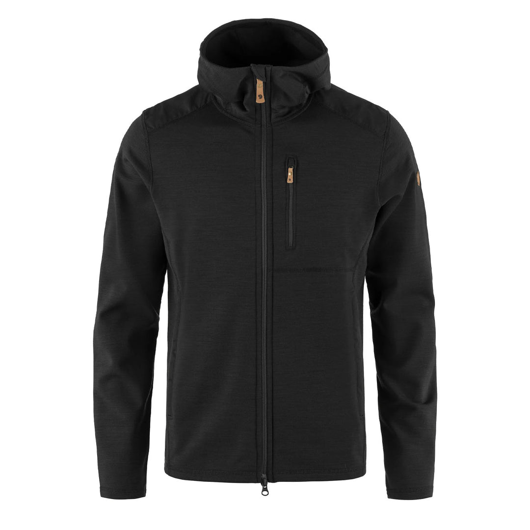 Fjallraven Keb Fleece Hoodie Black - Parasol Store