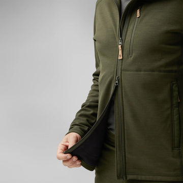 Fjallraven Keb Fleece Hoodie Classic Deep Forest - Parasol Store