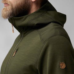Fjallraven Keb Fleece Hoodie Classic Deep Forest - Parasol Store
