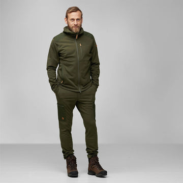 Fjallraven Keb Fleece Hoodie Classic Deep Forest - Parasol Store