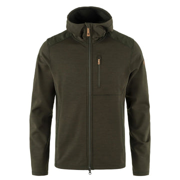 Fjallraven Keb Fleece Hoodie Classic Deep Forest - Parasol Store