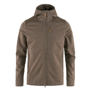 Fjallraven Keb Fleece Hoodie Suede Brown - Parasol Store