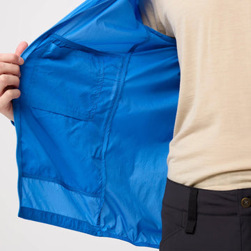 Fjallraven Keb Latt Wind Jacket Classic Mountain Blue - Parasol Store