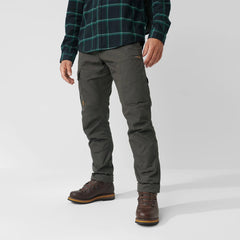 Fjallraven Karl Pro Trousers Reg Leg Classic Suede Brown - Parasol Store